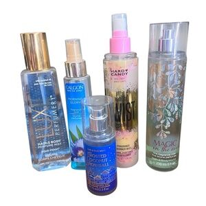 Variety of Hair & Body Mist Sprays